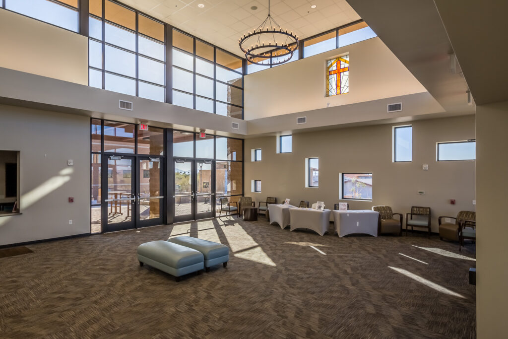 interior of lobby building