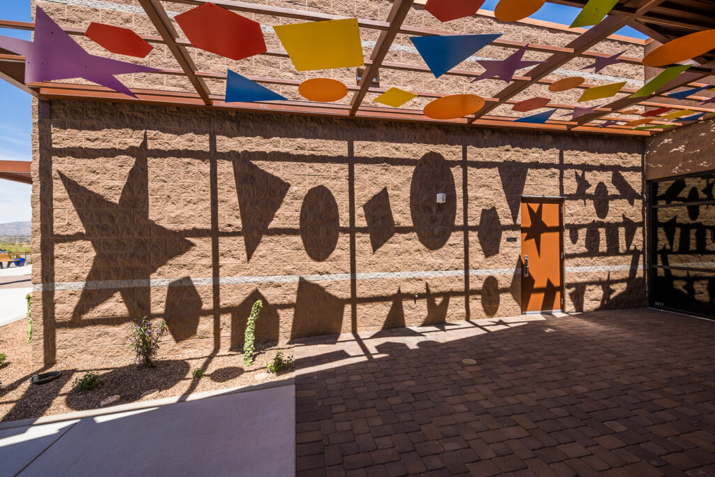 outdoor cool shapes and shadow area
