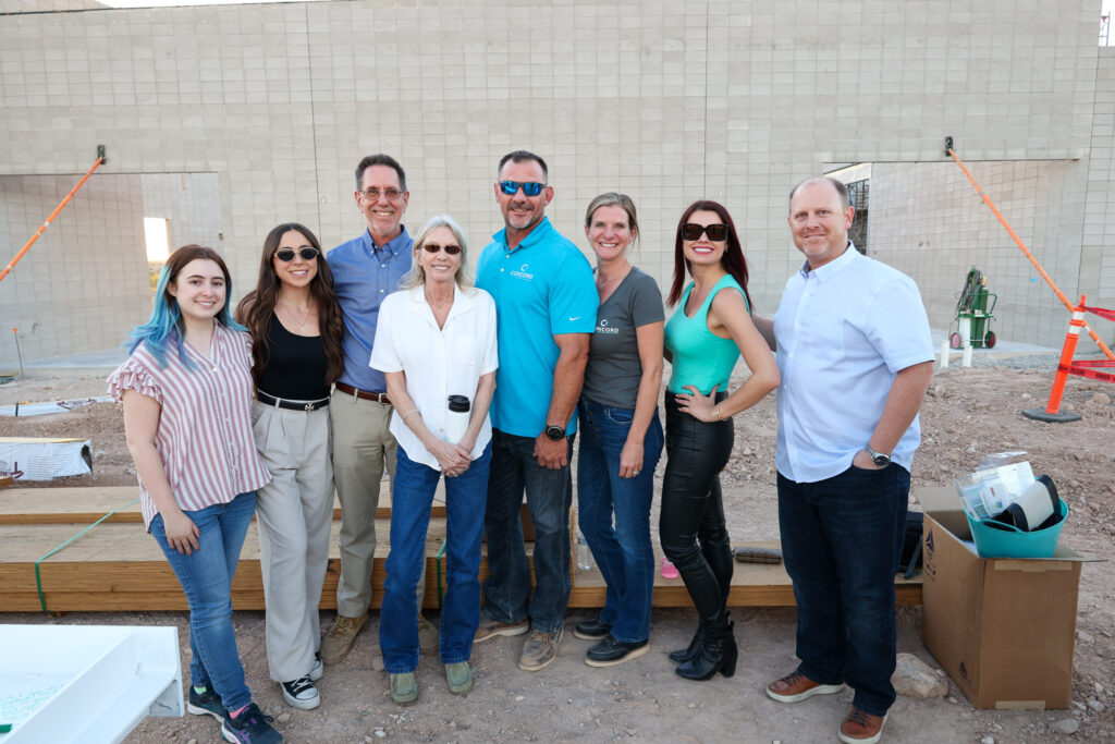 group shot at the saguaro creek beam signing event
